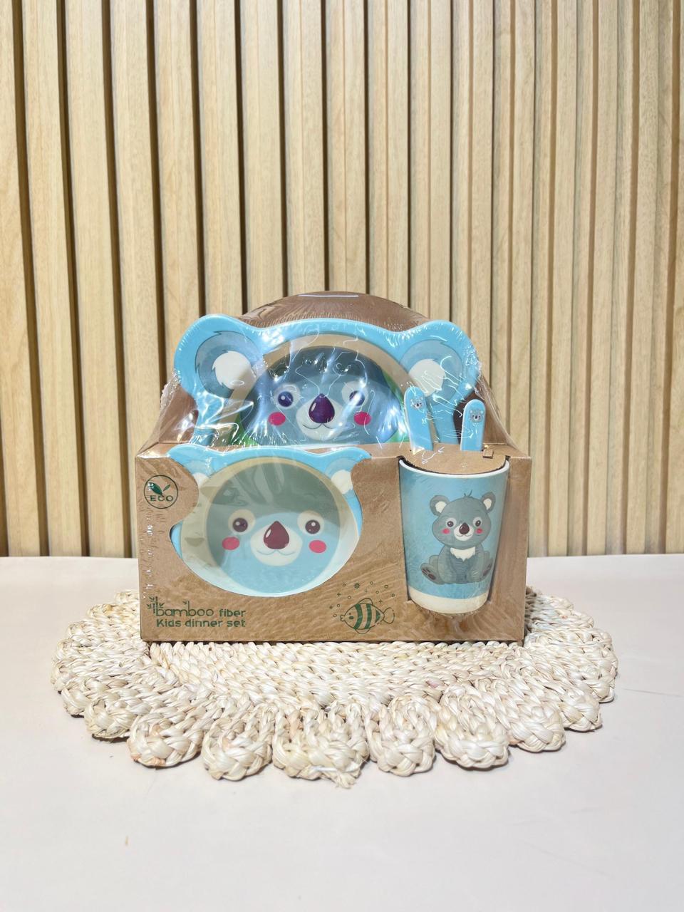 Miniatura 2 de SET DE VAJILLA EN BAMBU PARA BEBES